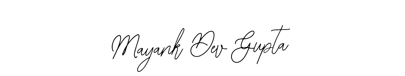 Use a signature maker to create a handwritten signature online. With this signature software, you can design (Bearetta-2O07w) your own signature for name Mayank Dev Gupta. Mayank Dev Gupta signature style 12 images and pictures png