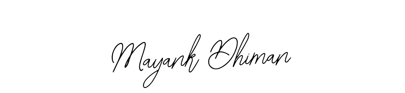 This is the best signature style for the Mayank Dhiman name. Also you like these signature font (Bearetta-2O07w). Mix name signature. Mayank Dhiman signature style 12 images and pictures png