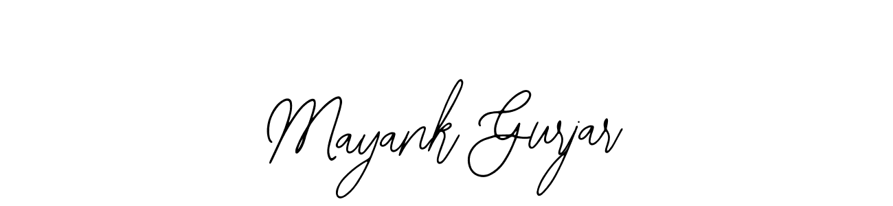 Use a signature maker to create a handwritten signature online. With this signature software, you can design (Bearetta-2O07w) your own signature for name Mayank Gurjar. Mayank Gurjar signature style 12 images and pictures png