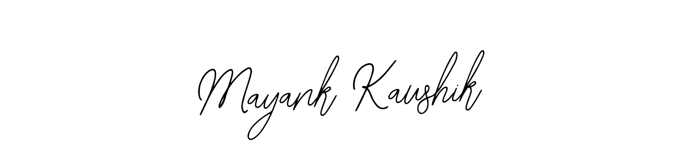 How to make Mayank Kaushik name signature. Use Bearetta-2O07w style for creating short signs online. This is the latest handwritten sign. Mayank Kaushik signature style 12 images and pictures png