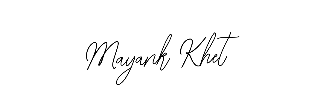 You should practise on your own different ways (Bearetta-2O07w) to write your name (Mayank Khet) in signature. don't let someone else do it for you. Mayank Khet signature style 12 images and pictures png