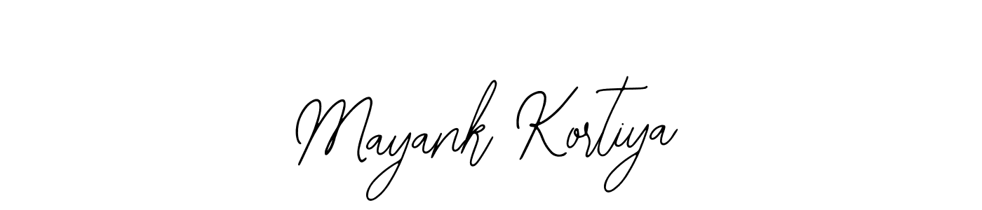 How to Draw Mayank Kortiya signature style? Bearetta-2O07w is a latest design signature styles for name Mayank Kortiya. Mayank Kortiya signature style 12 images and pictures png