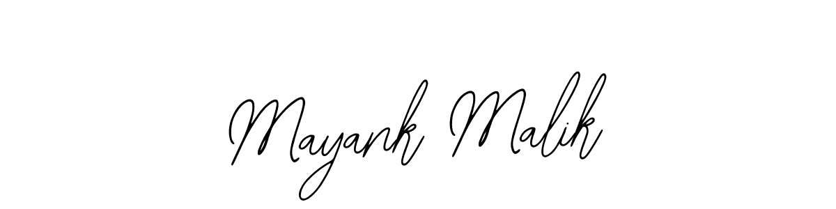 The best way (Bearetta-2O07w) to make a short signature is to pick only two or three words in your name. The name Mayank Malik include a total of six letters. For converting this name. Mayank Malik signature style 12 images and pictures png
