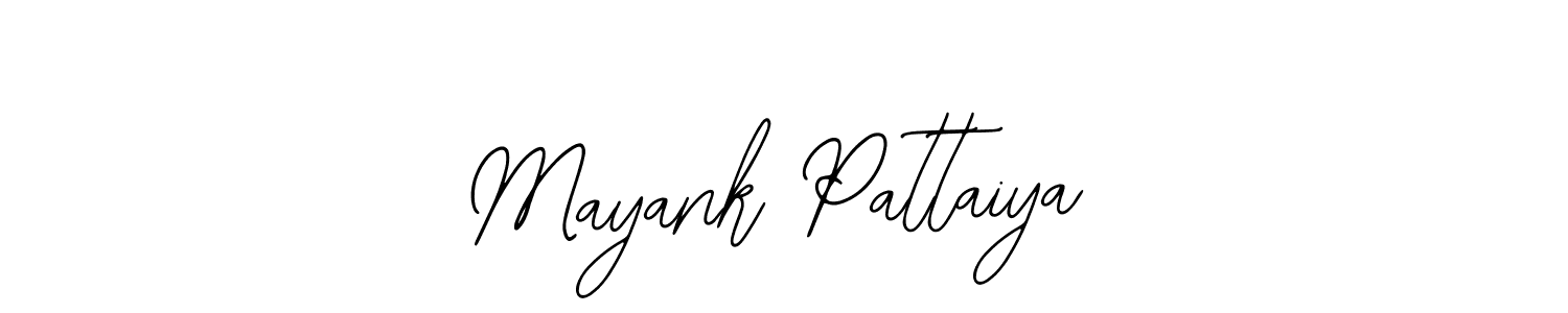 Design your own signature with our free online signature maker. With this signature software, you can create a handwritten (Bearetta-2O07w) signature for name Mayank Pattaiya. Mayank Pattaiya signature style 12 images and pictures png