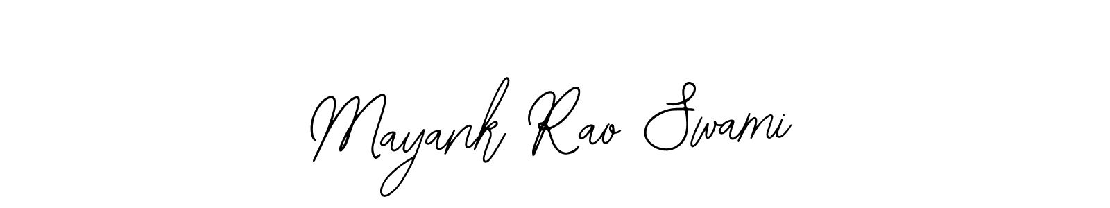 Also we have Mayank Rao Swami name is the best signature style. Create professional handwritten signature collection using Bearetta-2O07w autograph style. Mayank Rao Swami signature style 12 images and pictures png