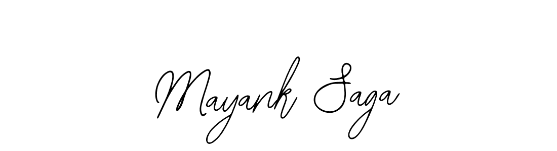 How to make Mayank Saga signature? Bearetta-2O07w is a professional autograph style. Create handwritten signature for Mayank Saga name. Mayank Saga signature style 12 images and pictures png