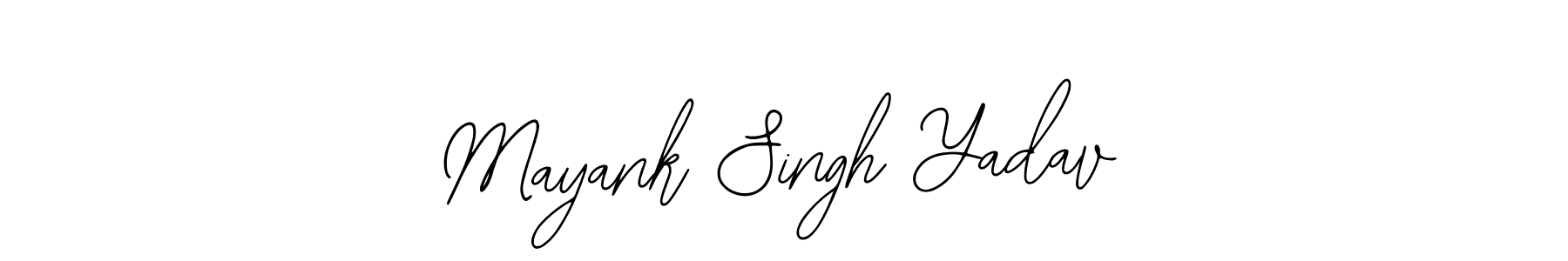 How to make Mayank Singh Yadav name signature. Use Bearetta-2O07w style for creating short signs online. This is the latest handwritten sign. Mayank Singh Yadav signature style 12 images and pictures png