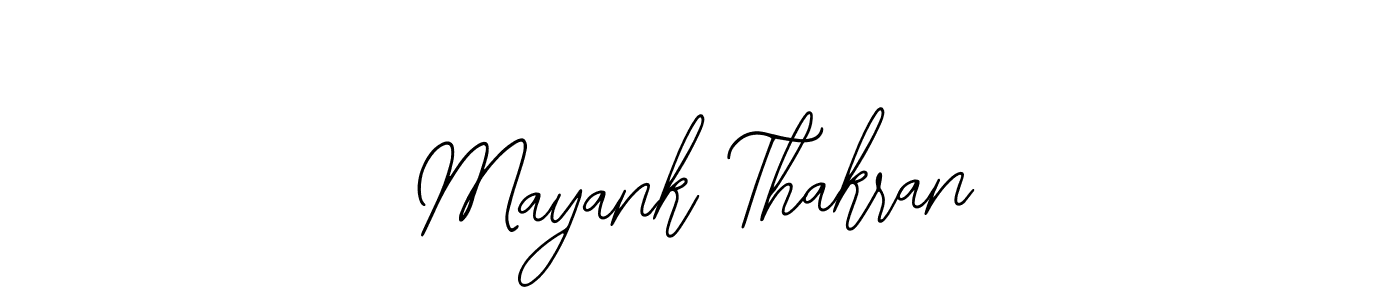 How to make Mayank Thakran name signature. Use Bearetta-2O07w style for creating short signs online. This is the latest handwritten sign. Mayank Thakran signature style 12 images and pictures png