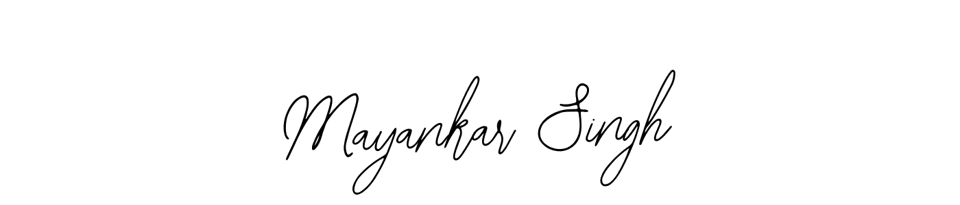 The best way (Bearetta-2O07w) to make a short signature is to pick only two or three words in your name. The name Mayankar Singh include a total of six letters. For converting this name. Mayankar Singh signature style 12 images and pictures png