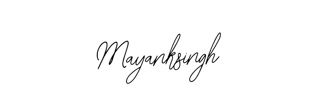 You should practise on your own different ways (Bearetta-2O07w) to write your name (Mayanksingh) in signature. don't let someone else do it for you. Mayanksingh signature style 12 images and pictures png