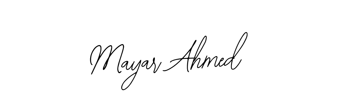 It looks lik you need a new signature style for name Mayar Ahmed. Design unique handwritten (Bearetta-2O07w) signature with our free signature maker in just a few clicks. Mayar Ahmed signature style 12 images and pictures png