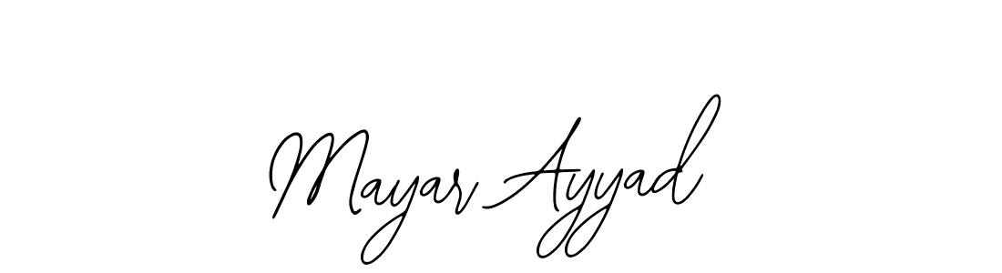 How to make Mayar Ayyad signature? Bearetta-2O07w is a professional autograph style. Create handwritten signature for Mayar Ayyad name. Mayar Ayyad signature style 12 images and pictures png