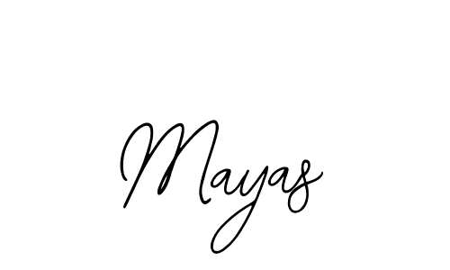 How to make Mayas signature? Bearetta-2O07w is a professional autograph style. Create handwritten signature for Mayas name. Mayas signature style 12 images and pictures png