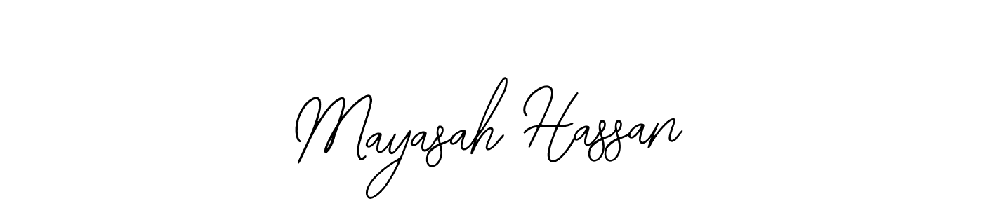 Make a short Mayasah Hassan signature style. Manage your documents anywhere anytime using Bearetta-2O07w. Create and add eSignatures, submit forms, share and send files easily. Mayasah Hassan signature style 12 images and pictures png