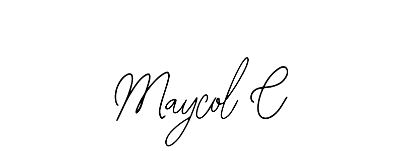 It looks lik you need a new signature style for name Maycol C. Design unique handwritten (Bearetta-2O07w) signature with our free signature maker in just a few clicks. Maycol C signature style 12 images and pictures png