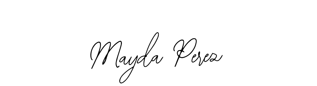 Make a beautiful signature design for name Mayda Perez. Use this online signature maker to create a handwritten signature for free. Mayda Perez signature style 12 images and pictures png