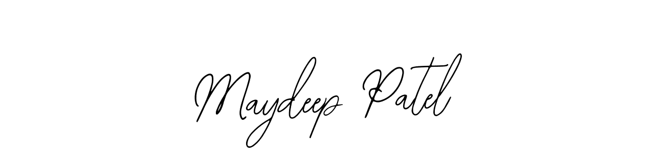 Also You can easily find your signature by using the search form. We will create Maydeep Patel name handwritten signature images for you free of cost using Bearetta-2O07w sign style. Maydeep Patel signature style 12 images and pictures png