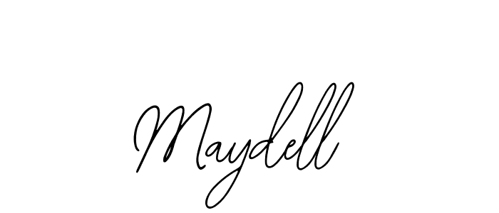 Use a signature maker to create a handwritten signature online. With this signature software, you can design (Bearetta-2O07w) your own signature for name Maydell. Maydell signature style 12 images and pictures png