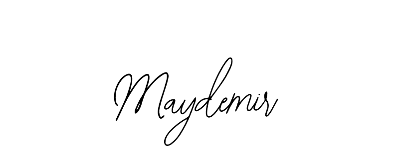 if you are searching for the best signature style for your name Maydemir. so please give up your signature search. here we have designed multiple signature styles  using Bearetta-2O07w. Maydemir signature style 12 images and pictures png