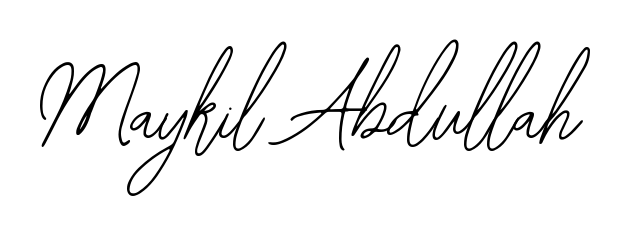 The Bearetta-2O07w font transforms the name Maykil Abdullah into an executive sign with sharp precision and distinguished character. Maykil Abdullah signature style 12 images and pictures png