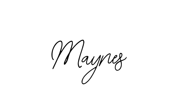 How to make Maynes signature? Bearetta-2O07w is a professional autograph style. Create handwritten signature for Maynes name. Maynes signature style 12 images and pictures png