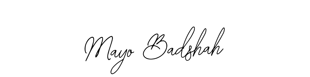You should practise on your own different ways (Bearetta-2O07w) to write your name (Mayo Badshah) in signature. don't let someone else do it for you. Mayo Badshah signature style 12 images and pictures png