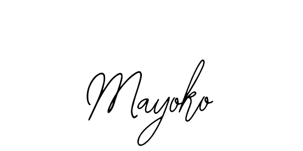 Bearetta-2O07w is a professional signature style that is perfect for those who want to add a touch of class to their signature. It is also a great choice for those who want to make their signature more unique. Get Mayoko name to fancy signature for free. Mayoko signature style 12 images and pictures png