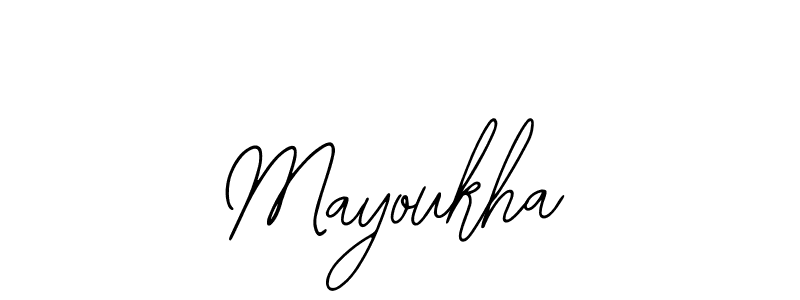 Design your own signature with our free online signature maker. With this signature software, you can create a handwritten (Bearetta-2O07w) signature for name Mayoukha. Mayoukha signature style 12 images and pictures png