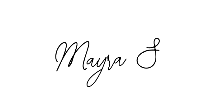 It looks lik you need a new signature style for name Mayra S. Design unique handwritten (Bearetta-2O07w) signature with our free signature maker in just a few clicks. Mayra S signature style 12 images and pictures png
