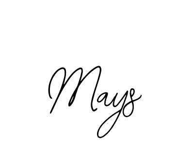 How to make Mays signature? Bearetta-2O07w is a professional autograph style. Create handwritten signature for Mays name. Mays signature style 12 images and pictures png