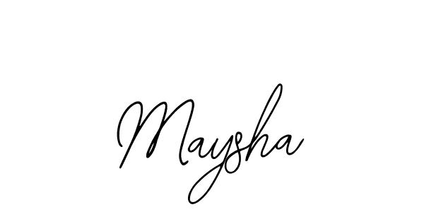 You should practise on your own different ways (Bearetta-2O07w) to write your name (Maysha) in signature. don't let someone else do it for you. Maysha signature style 12 images and pictures png