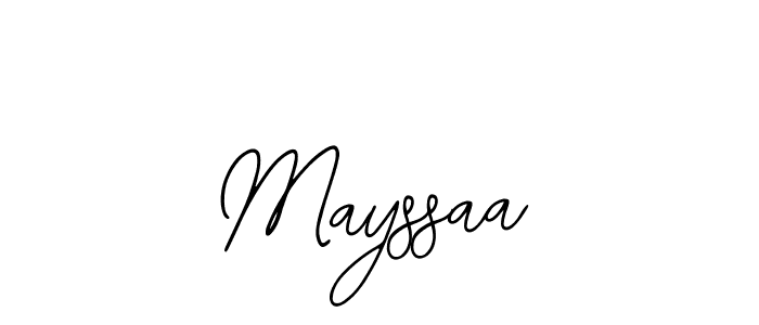 How to make Mayssaa signature? Bearetta-2O07w is a professional autograph style. Create handwritten signature for Mayssaa name. Mayssaa signature style 12 images and pictures png