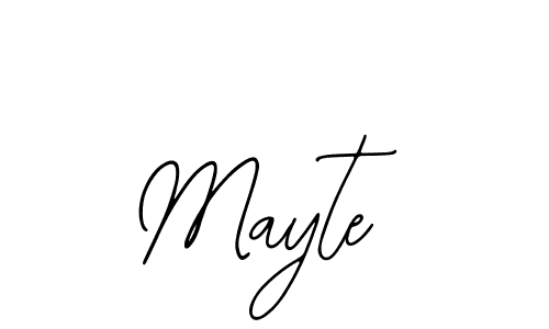 You should practise on your own different ways (Bearetta-2O07w) to write your name (Mayte) in signature. don't let someone else do it for you. Mayte signature style 12 images and pictures png