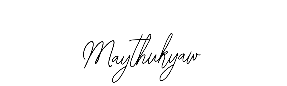 Also we have Maythukyaw name is the best signature style. Create professional handwritten signature collection using Bearetta-2O07w autograph style. Maythukyaw signature style 12 images and pictures png