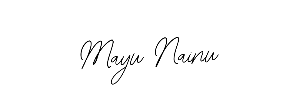 Create a beautiful signature design for name Mayu Nainu. With this signature (Bearetta-2O07w) fonts, you can make a handwritten signature for free. Mayu Nainu signature style 12 images and pictures png