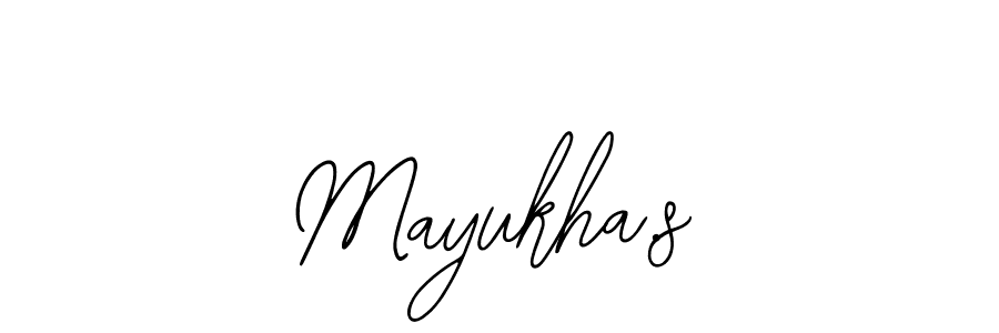 How to make Mayukha.s name signature. Use Bearetta-2O07w style for creating short signs online. This is the latest handwritten sign. Mayukha.s signature style 12 images and pictures png