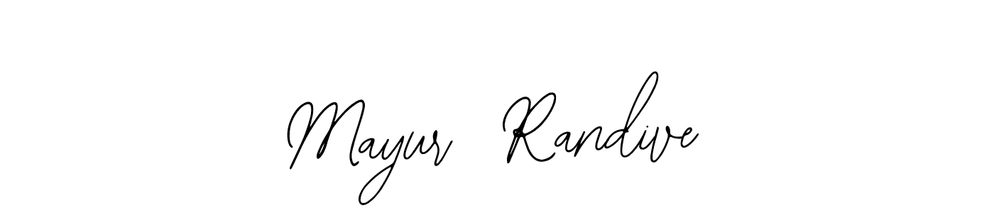 Mayur  Randive stylish signature style. Best Handwritten Sign (Bearetta-2O07w) for my name. Handwritten Signature Collection Ideas for my name Mayur  Randive. Mayur  Randive signature style 12 images and pictures png