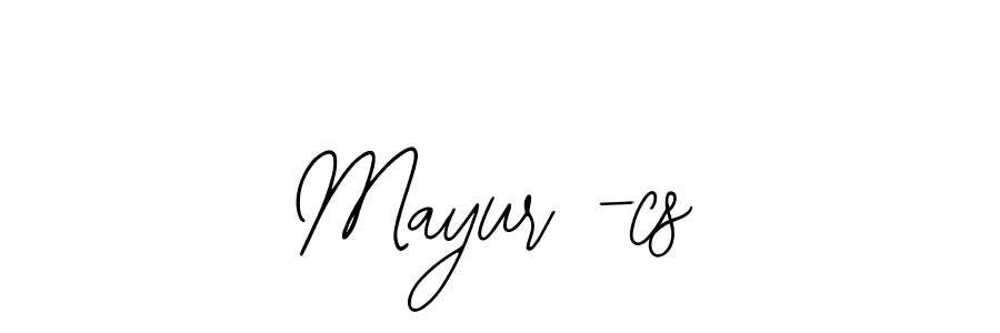 Design your own signature with our free online signature maker. With this signature software, you can create a handwritten (Bearetta-2O07w) signature for name Mayur -cs. Mayur -cs signature style 12 images and pictures png