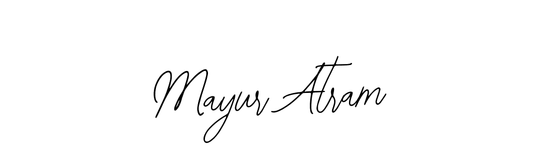 if you are searching for the best signature style for your name Mayur Atram. so please give up your signature search. here we have designed multiple signature styles  using Bearetta-2O07w. Mayur Atram signature style 12 images and pictures png