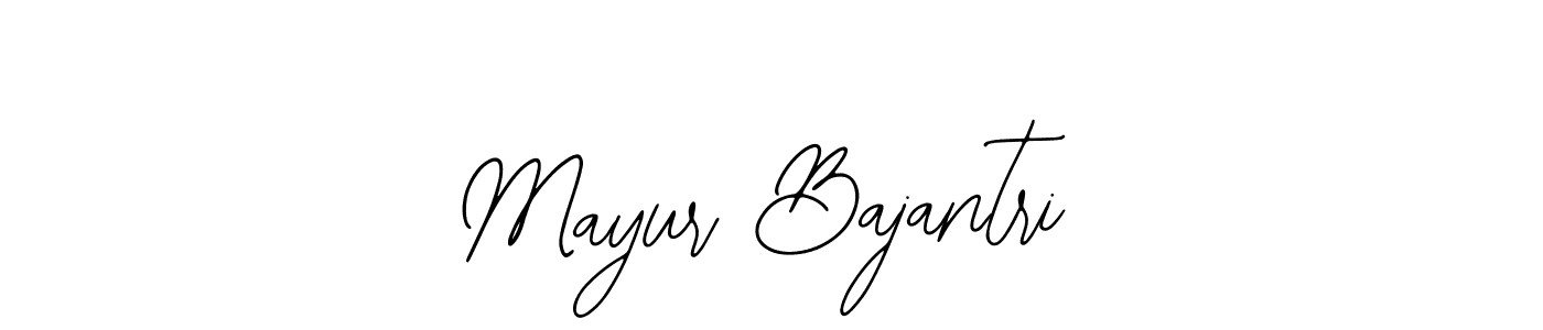 Make a beautiful signature design for name Mayur Bajantri. Use this online signature maker to create a handwritten signature for free. Mayur Bajantri signature style 12 images and pictures png