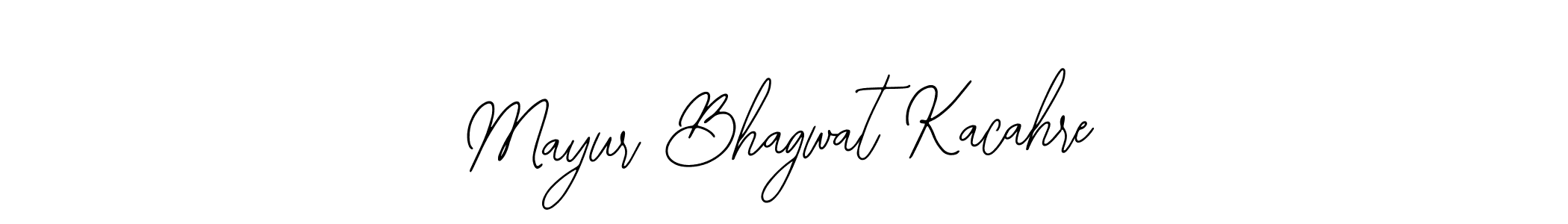 Bearetta-2O07w is a professional signature style that is perfect for those who want to add a touch of class to their signature. It is also a great choice for those who want to make their signature more unique. Get Mayur Bhagwat Kacahre name to fancy signature for free. Mayur Bhagwat Kacahre signature style 12 images and pictures png