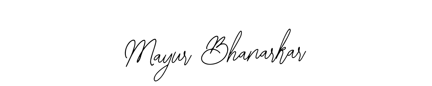 Make a beautiful signature design for name Mayur Bhanarkar. With this signature (Bearetta-2O07w) style, you can create a handwritten signature for free. Mayur Bhanarkar signature style 12 images and pictures png
