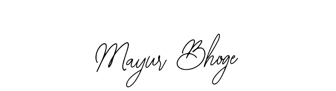 You can use this online signature creator to create a handwritten signature for the name Mayur Bhoge. This is the best online autograph maker. Mayur Bhoge signature style 12 images and pictures png