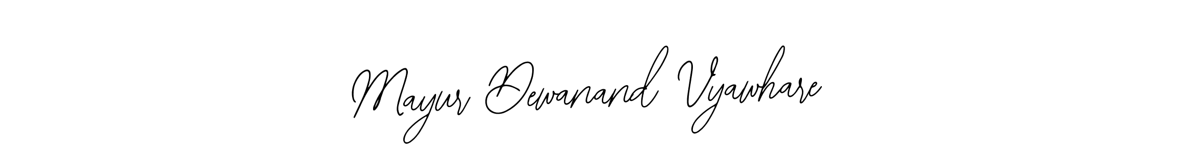 You can use this online signature creator to create a handwritten signature for the name Mayur Dewanand Vyawhare. This is the best online autograph maker. Mayur Dewanand Vyawhare signature style 12 images and pictures png