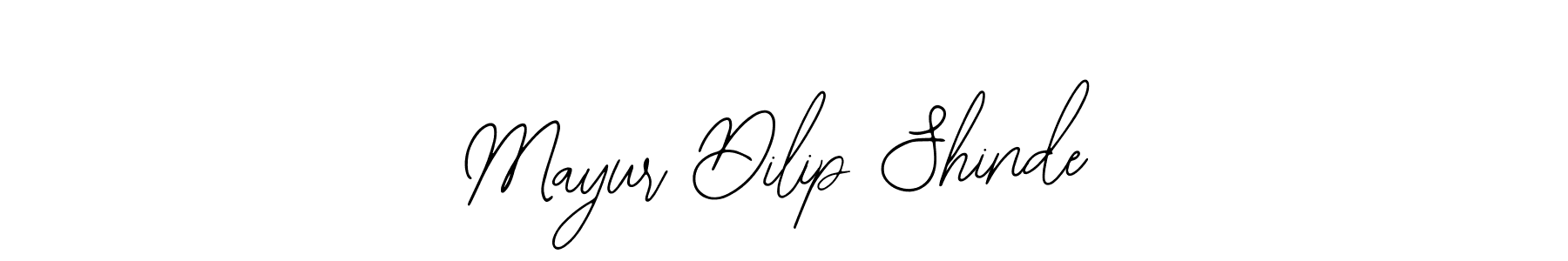 Mayur Dilip Shinde stylish signature style. Best Handwritten Sign (Bearetta-2O07w) for my name. Handwritten Signature Collection Ideas for my name Mayur Dilip Shinde. Mayur Dilip Shinde signature style 12 images and pictures png