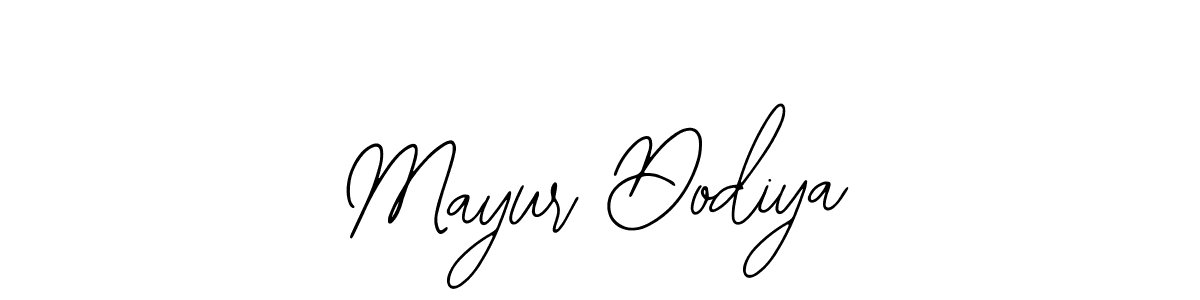 Make a short Mayur Dodiya signature style. Manage your documents anywhere anytime using Bearetta-2O07w. Create and add eSignatures, submit forms, share and send files easily. Mayur Dodiya signature style 12 images and pictures png