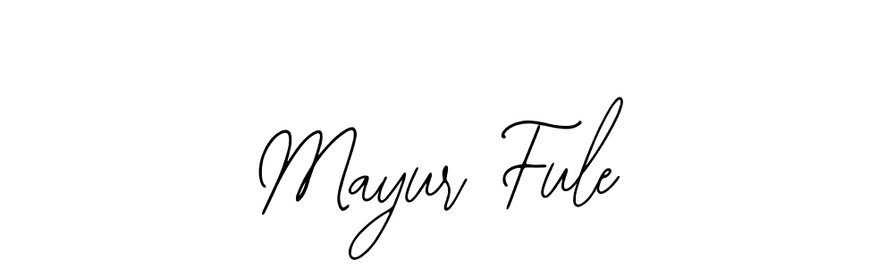 The best way (Bearetta-2O07w) to make a short signature is to pick only two or three words in your name. The name Mayur Fule include a total of six letters. For converting this name. Mayur Fule signature style 12 images and pictures png