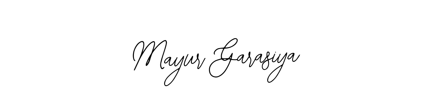 Design your own signature with our free online signature maker. With this signature software, you can create a handwritten (Bearetta-2O07w) signature for name Mayur Garasiya. Mayur Garasiya signature style 12 images and pictures png