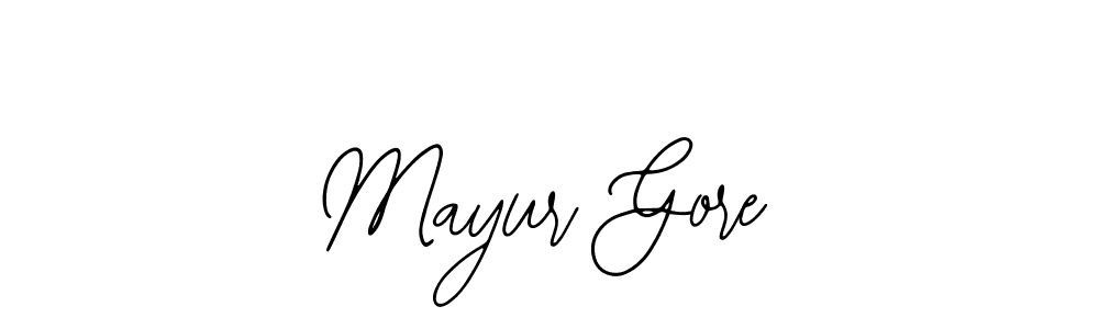 It looks lik you need a new signature style for name Mayur Gore. Design unique handwritten (Bearetta-2O07w) signature with our free signature maker in just a few clicks. Mayur Gore signature style 12 images and pictures png