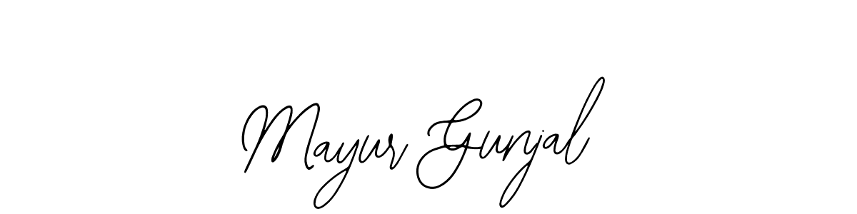 Mayur Gunjal stylish signature style. Best Handwritten Sign (Bearetta-2O07w) for my name. Handwritten Signature Collection Ideas for my name Mayur Gunjal. Mayur Gunjal signature style 12 images and pictures png